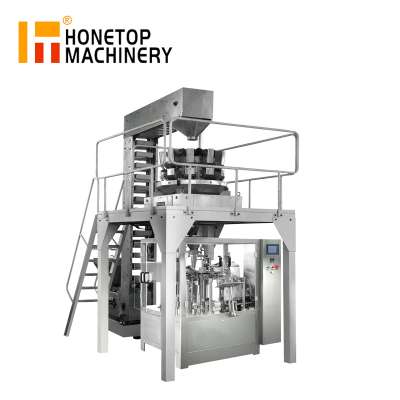 automatic rotary beans nuts seeds packaging machinery